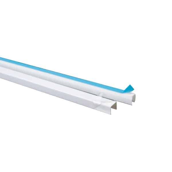 Canaleta Plástica Blanca 10x10 mm – Sin adhesivo – Dexson