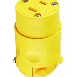CLAVIJA PVC 2 PATAS NEMA 1-15R 15A 125V LEVITON