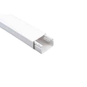 Canaleta Plástica Blanca 20x12 mm – Sin adhesivo – Dexson