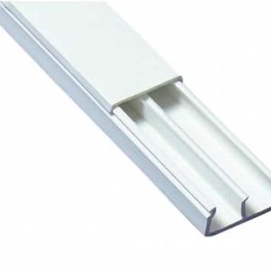 Canaleta Plástica Blanca 32x12 mm – Sin adhesivo, con división – Dexson