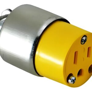 CLAVIJA AEREO BLINDADO L/T NEMA 5-15R 15A 125V LEVITON