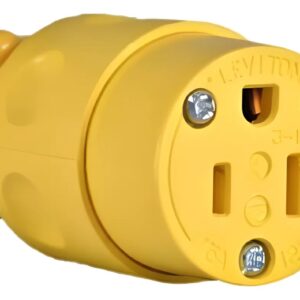CLAVIJA PVC L/T NEMA 5-15R 15A 125V LEVITON