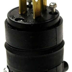TOMA PVC CAUCHO L/T NEMA 5-15P 15A 125V LEVITON