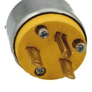 TOMA BLINDADO L/T NEMA 6-15P 15A 250V LEVITON