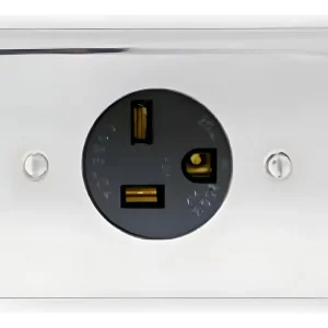 TOMA DE INCRUSTAR PATA TRABADA  CON POLO A TIERRA 20 A / 250 V~