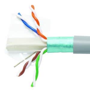 Cable UTP AMP CommScope Cat 6A en carrete